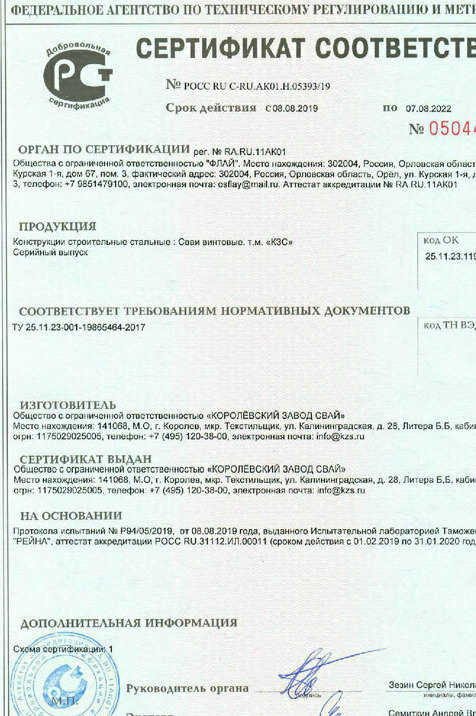 сертификат сертификат