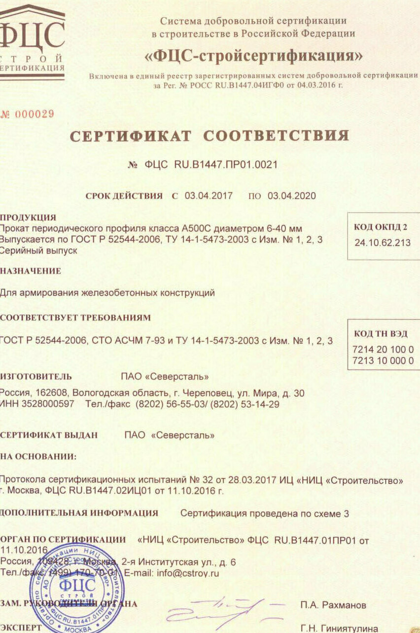 сертификат сертификат